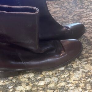 Rangoni Dark Brown Leather Ankle Boots